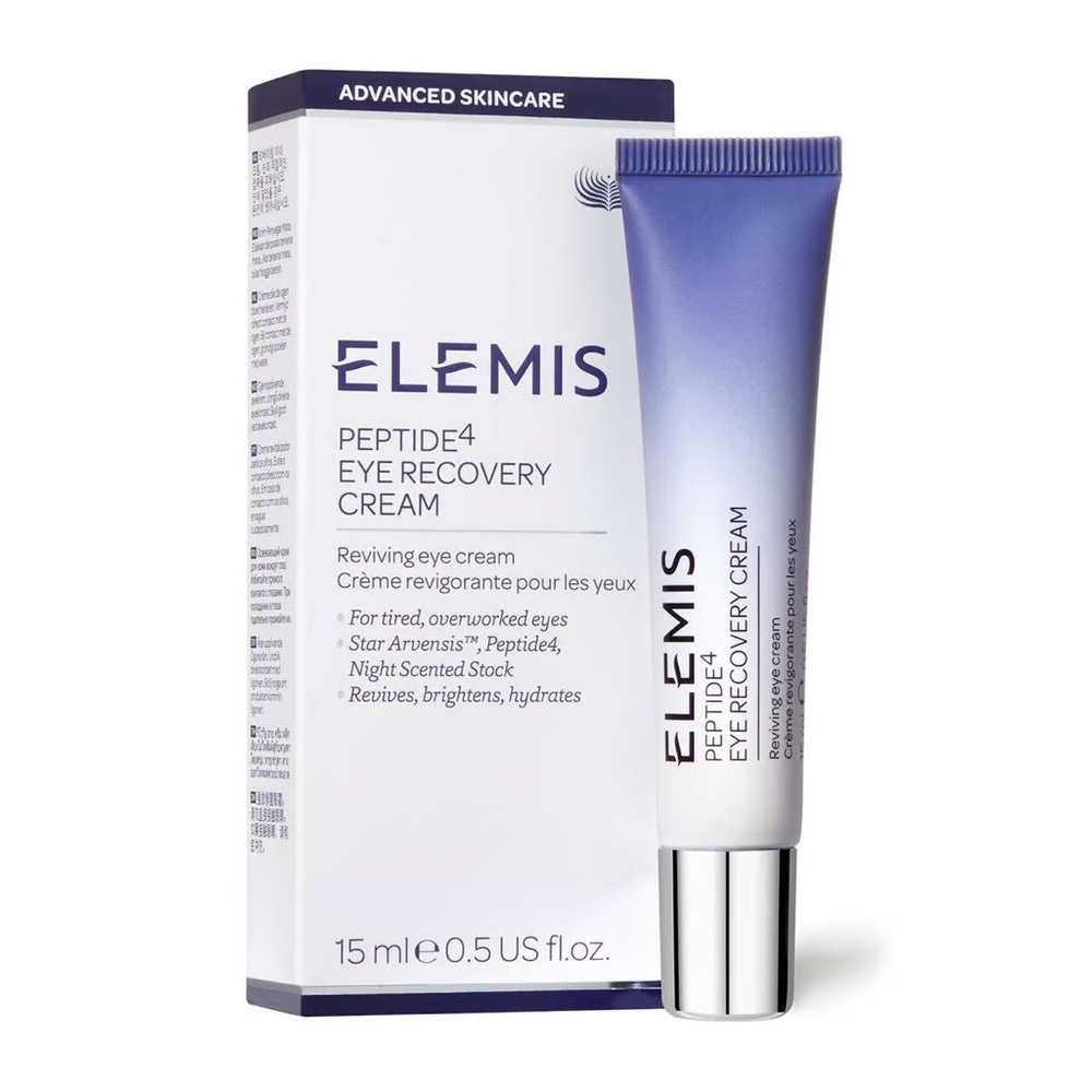 ELEMIS Peptide4 Eye Recovery Cream New in Box 0.5oz / 15ml Smoke Pet Free Home